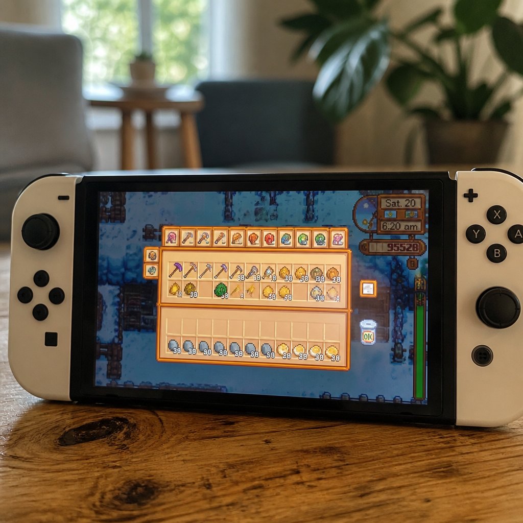 Stardew Valley player inventory showing 10 crafted staircase