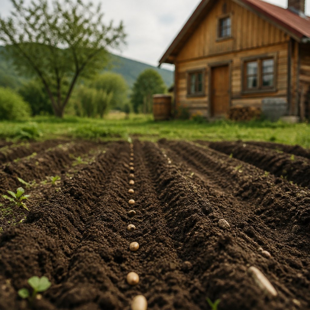 Stardew Valley farm on Spring Day 1